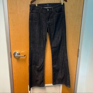 7 FOR ALL MANKIND  Sz 27 GINGER Dark Wash Jeans